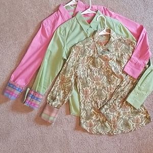 Robert Graham Pink, Green, and Patterned Button Down Shirts